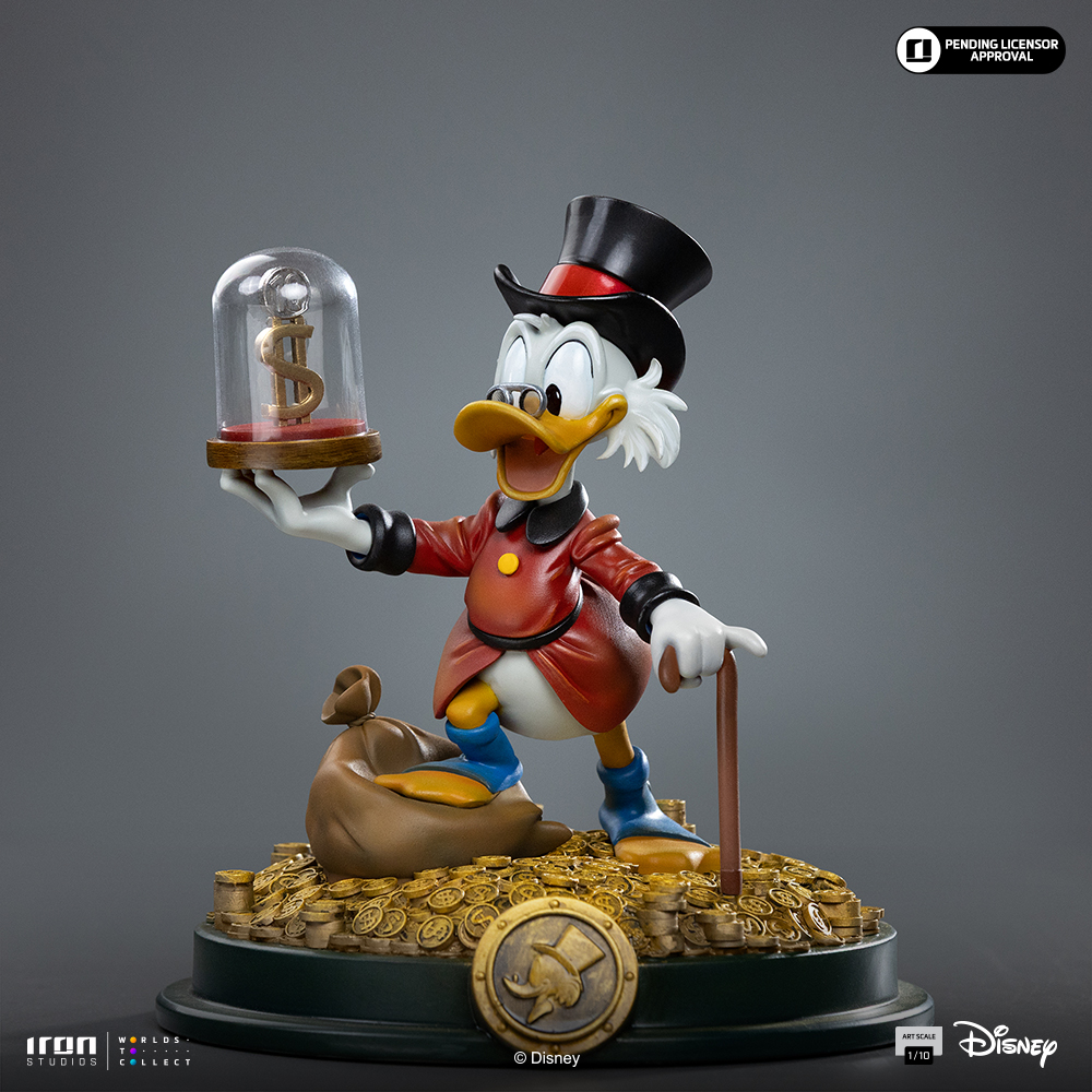 DuckTales Uncle Scrooge McDuck 1/10 Art Scale Statue Gallery Image 4