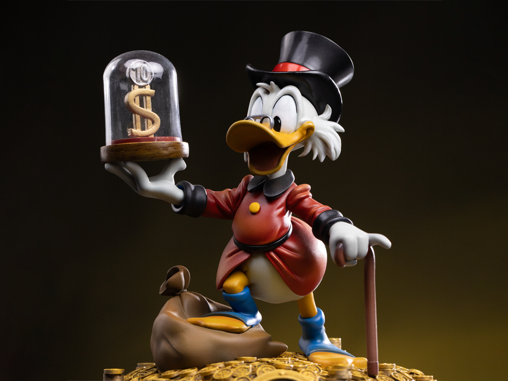 DuckTales Uncle Scrooge McDuck 1/10 Art Scale Statue Gallery Image 1