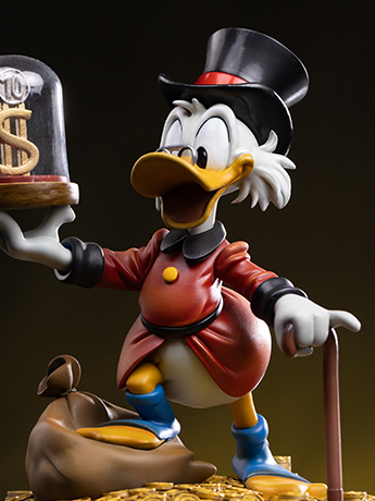 DuckTales Uncle Scrooge McDuck 1/10 Art Scale Statue Gallery Image 2