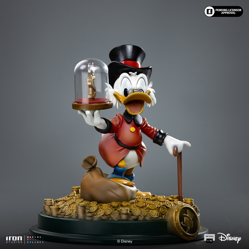 DuckTales Uncle Scrooge McDuck 1/10 Art Scale Statue Gallery Image 6