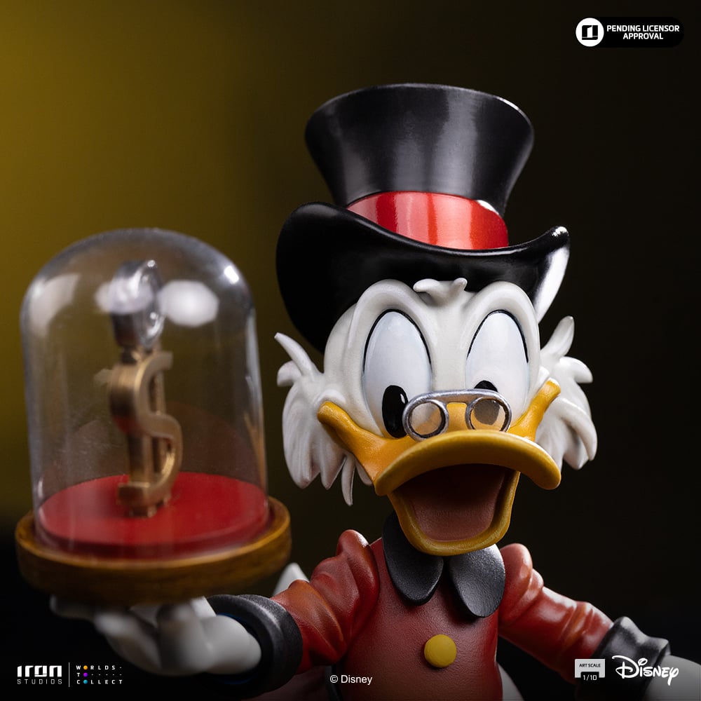 DuckTales Uncle Scrooge McDuck 1/10 Art Scale Statue Gallery Image 9