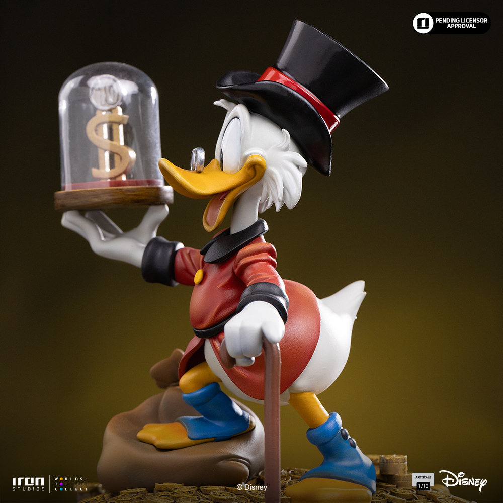 DuckTales Uncle Scrooge McDuck 1/10 Art Scale Statue Gallery Image 10