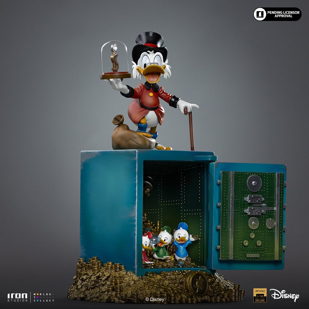 DuckTales Uncle Scrooge McDuck and Nephews 1/10 Art Scale Statue Gallery Image 10