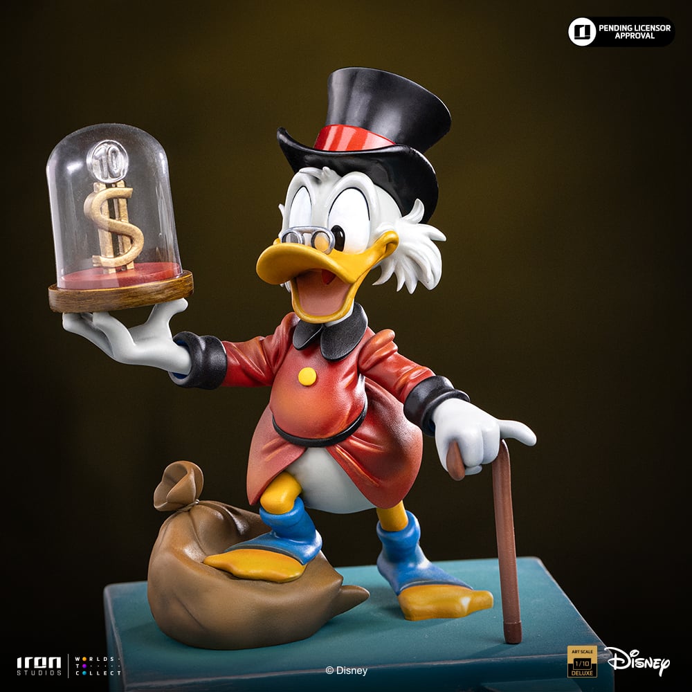 DuckTales Uncle Scrooge McDuck and Nephews 1/10 Art Scale Statue Gallery Image 14