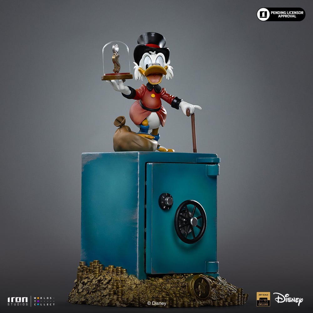 DuckTales Uncle Scrooge McDuck and Nephews 1/10 Art Scale Statue Gallery Image 9