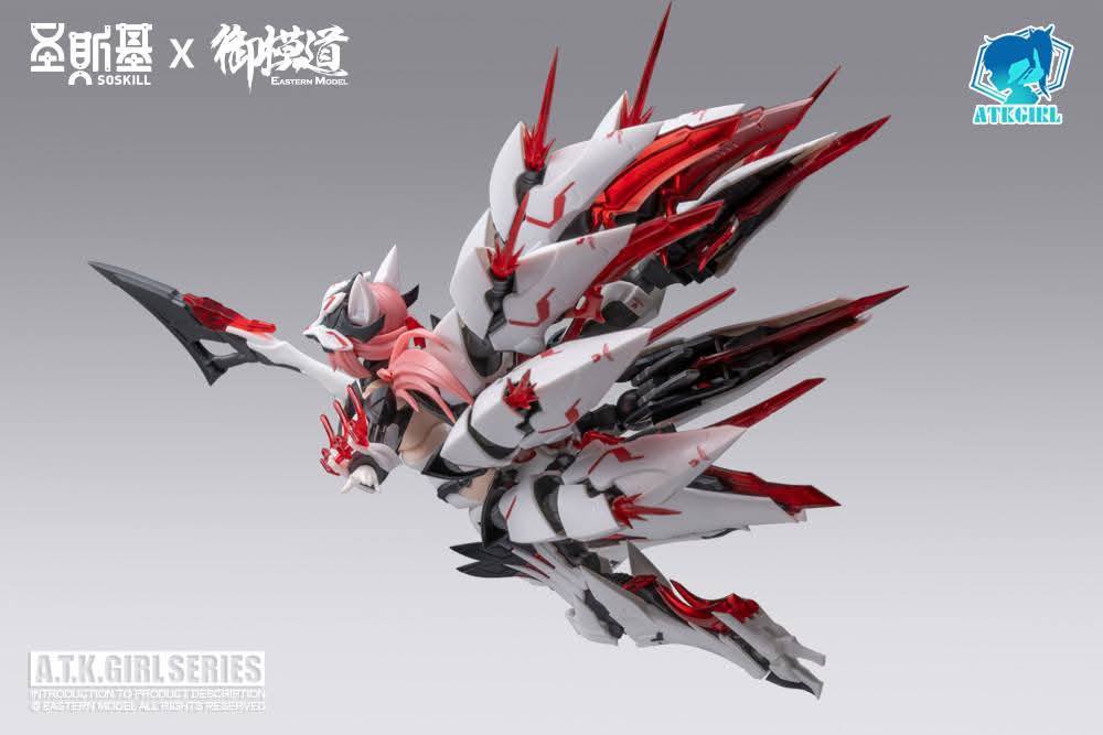A.T.K. Girl The Nine-Tailed Fox Daji (Bonus Ver.) 1/12 Scale Model Kit Gallery Image 11