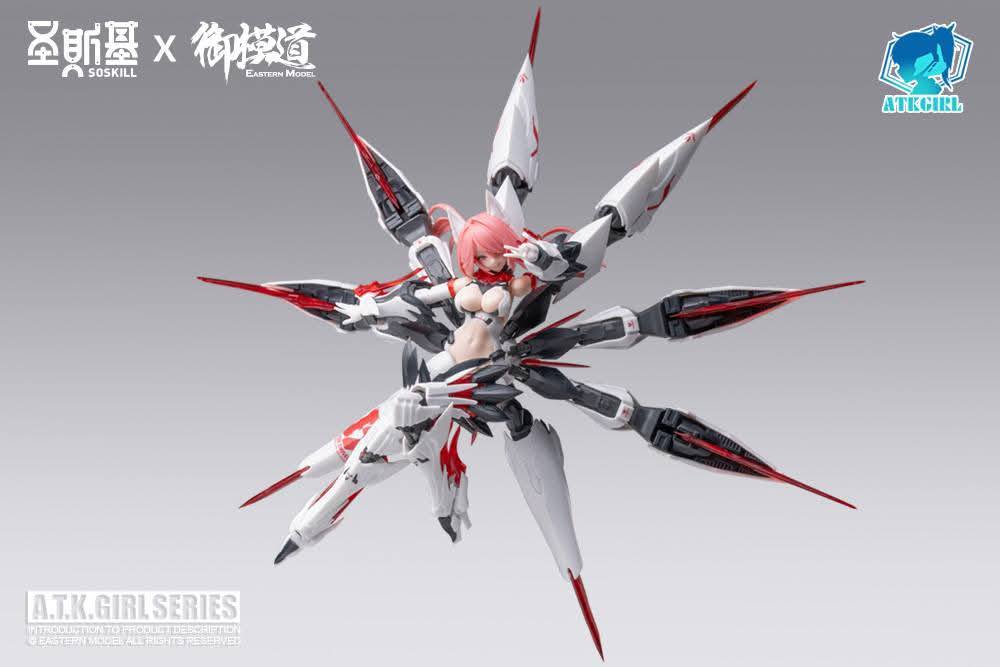 A.T.K. Girl The Nine-Tailed Fox Daji (Bonus Ver.) 1/12 Scale Model Kit Gallery Image 12