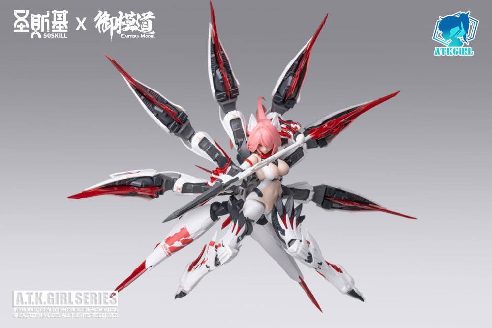 A.T.K. Girl The Nine-Tailed Fox Daji (Bonus Ver.) 1/12 Scale Model Kit Gallery Image 10