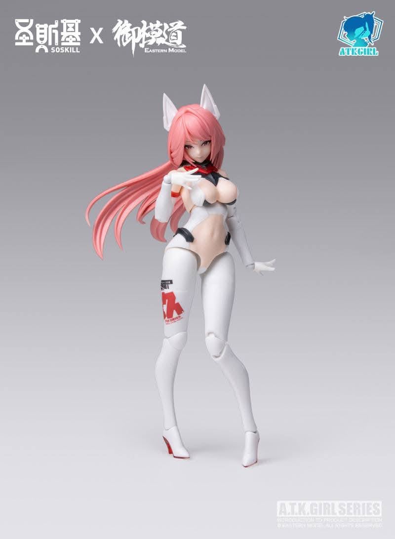 A.T.K. Girl The Nine-Tailed Fox Daji (Bonus Ver.) 1/12 Scale Model Kit Gallery Image 4