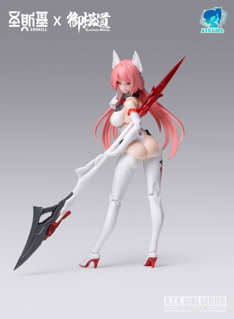 A.T.K. Girl The Nine-Tailed Fox Daji (Bonus Ver.) 1/12 Scale Model Kit Gallery Image 5