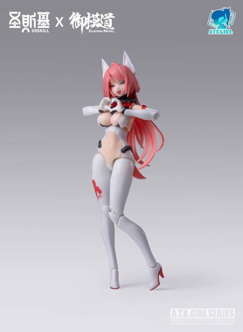 A.T.K. Girl The Nine-Tailed Fox Daji (Bonus Ver.) 1/12 Scale Model Kit Gallery Image 3