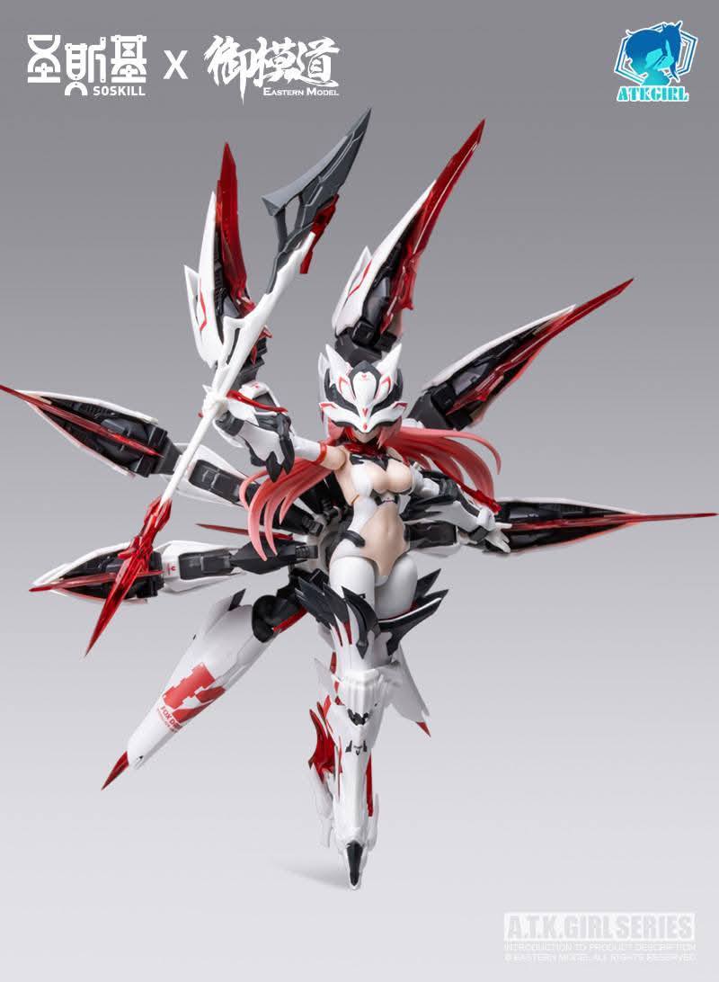 A.T.K. Girl The Nine-Tailed Fox Daji (Bonus Ver.) 1/12 Scale Model Kit Gallery Image 9