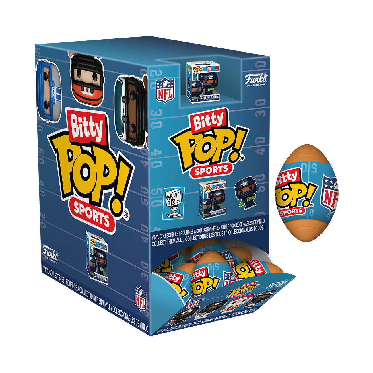 NFL Bitty Pop! Box of 24 Random Figures Gallery Image 3