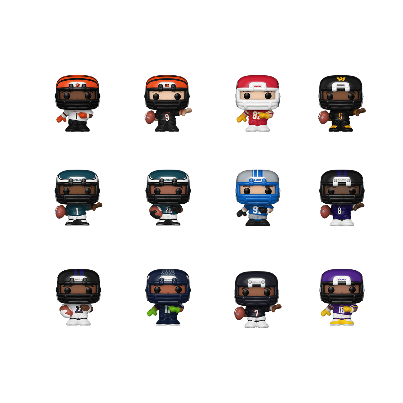 NFL Bitty Pop! Box of 24 Random Figures Gallery Image 4
