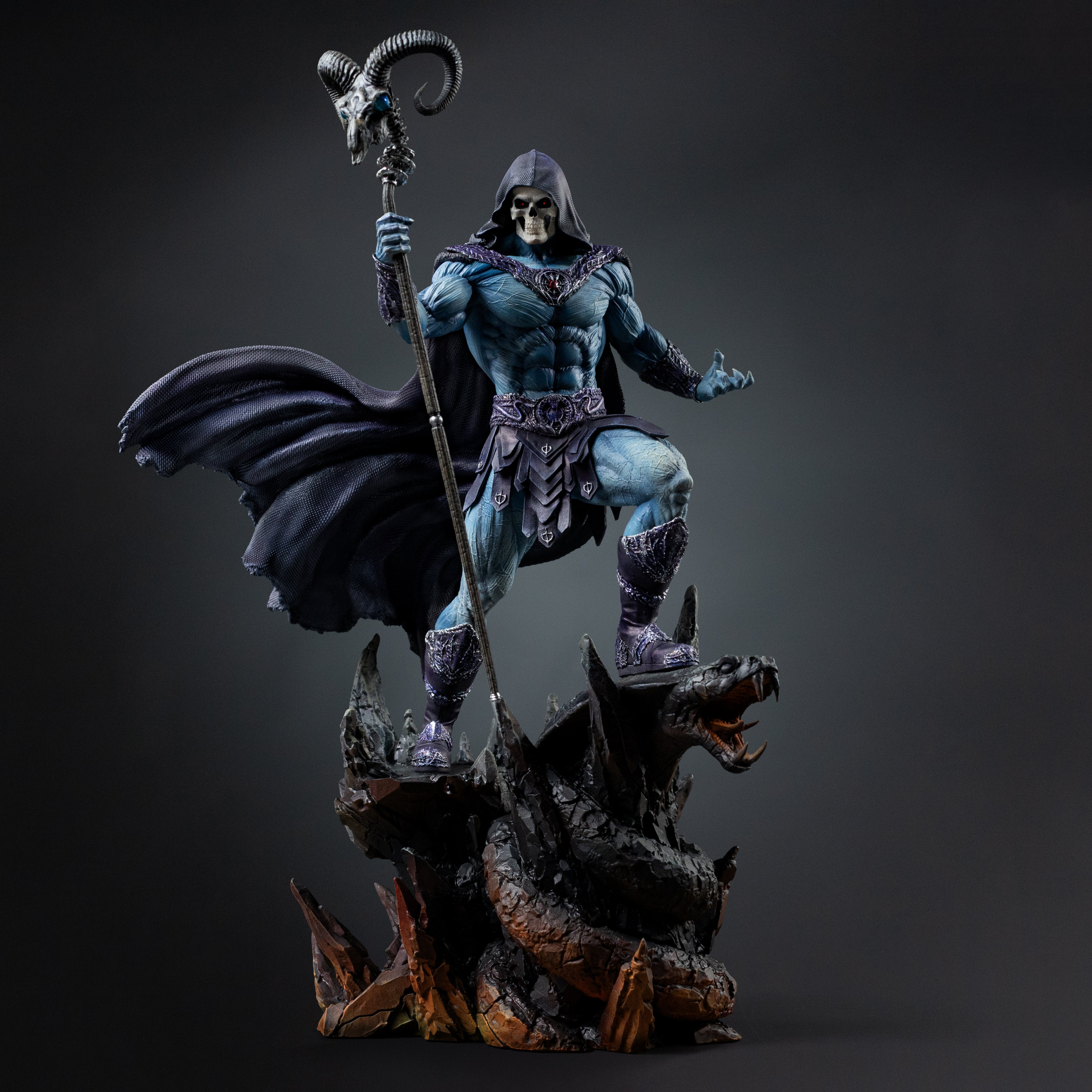 Masters of the Universe (2026) Skeletor 1/10 Art Scale Statue Gallery Image 4