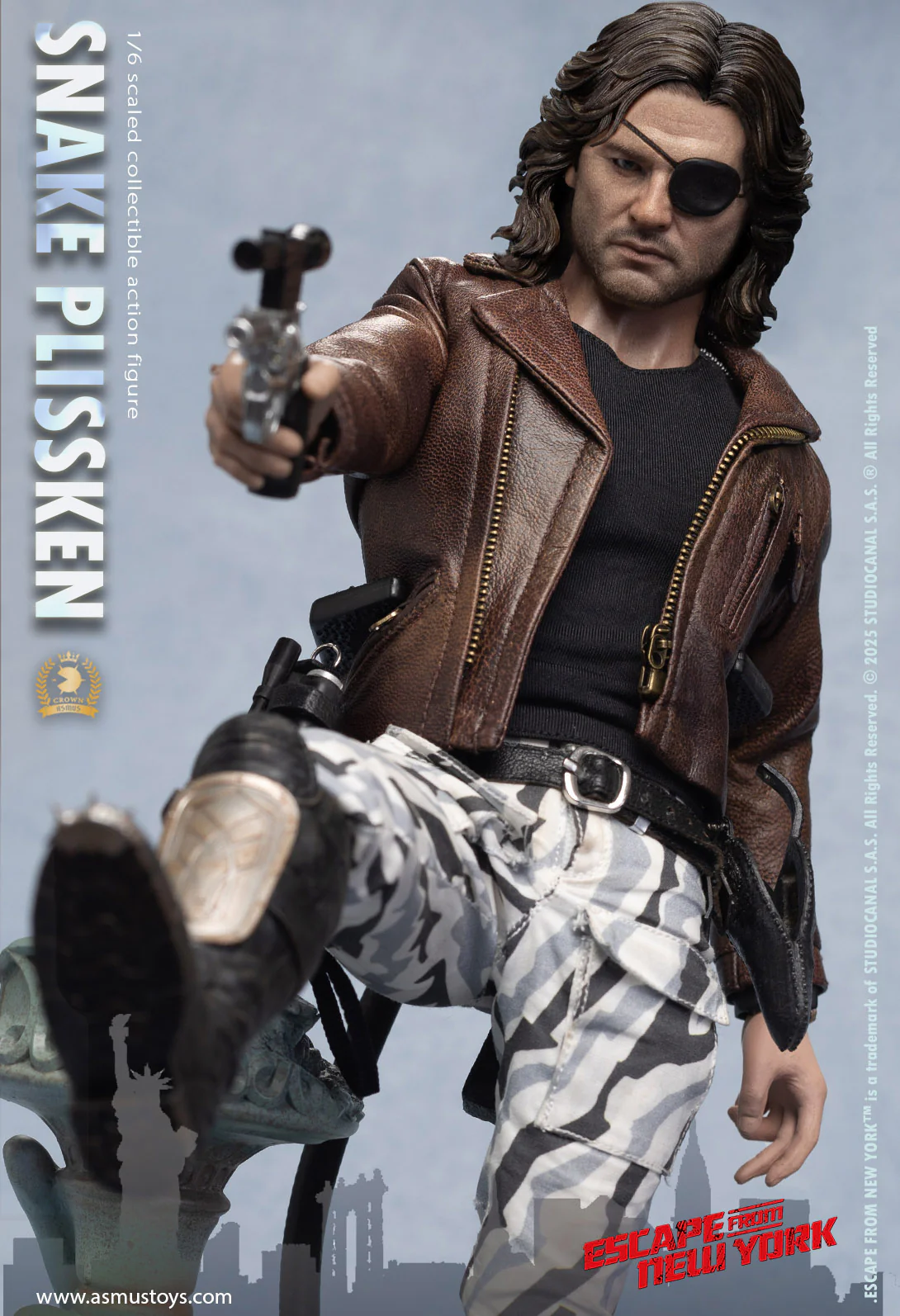 Escape from New York The Crown Series Snake Plissken (Sculpted