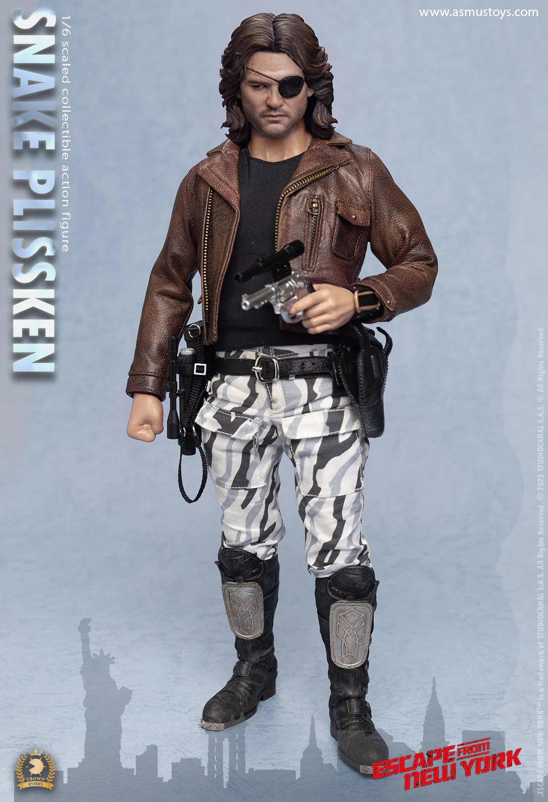 ESCAPE FROM NEW YORK シックススケール フィギュア Escape from New York The Crown Series Snake Plissken (Sculpted