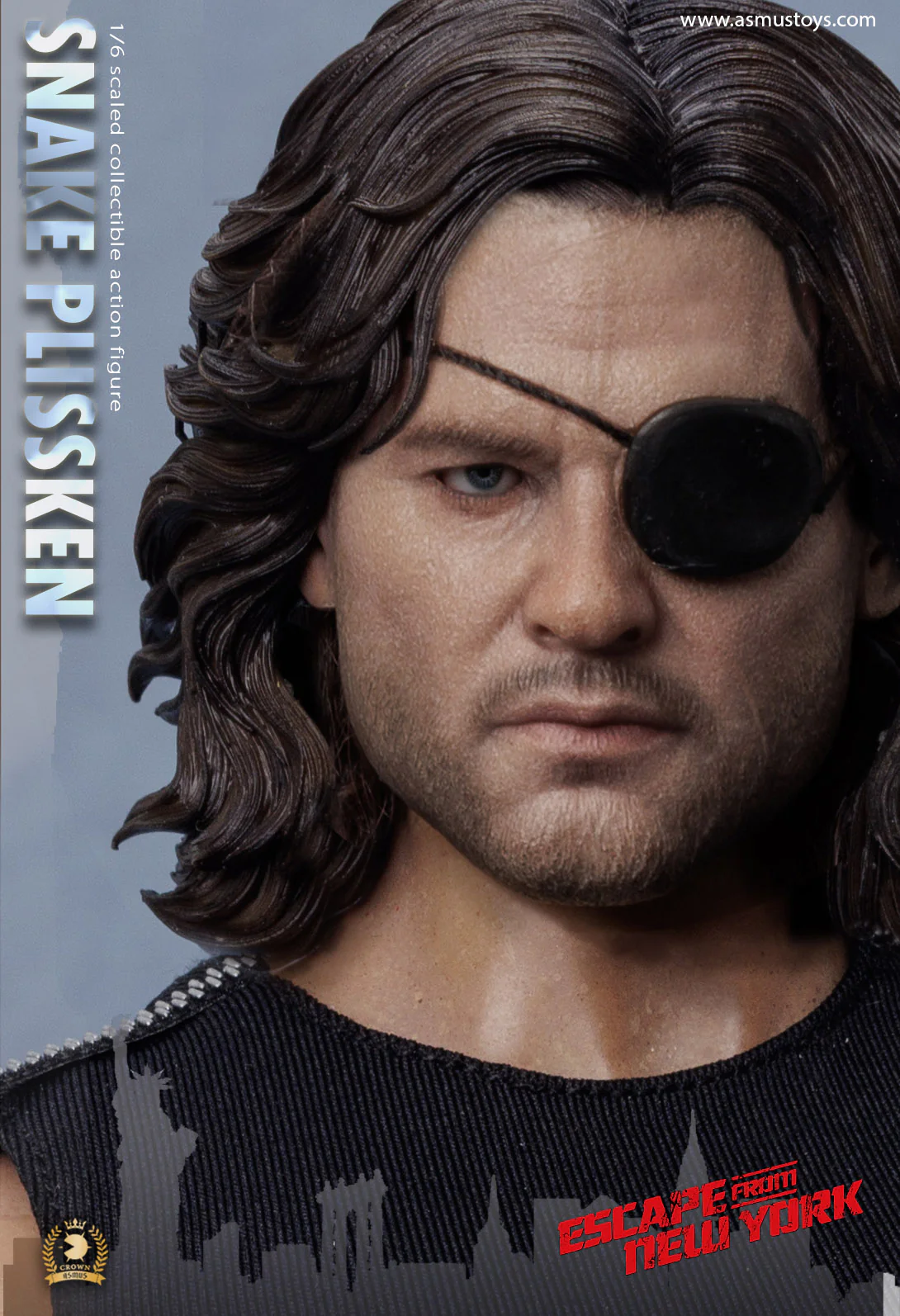 Escape from New York The Crown Series Snake Plissken (Sculpted