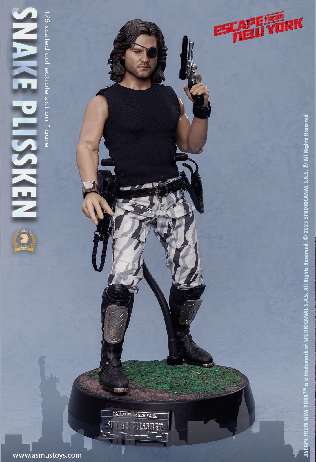 Escape from New York The Crown Series Snake Plissken (Sculpted
