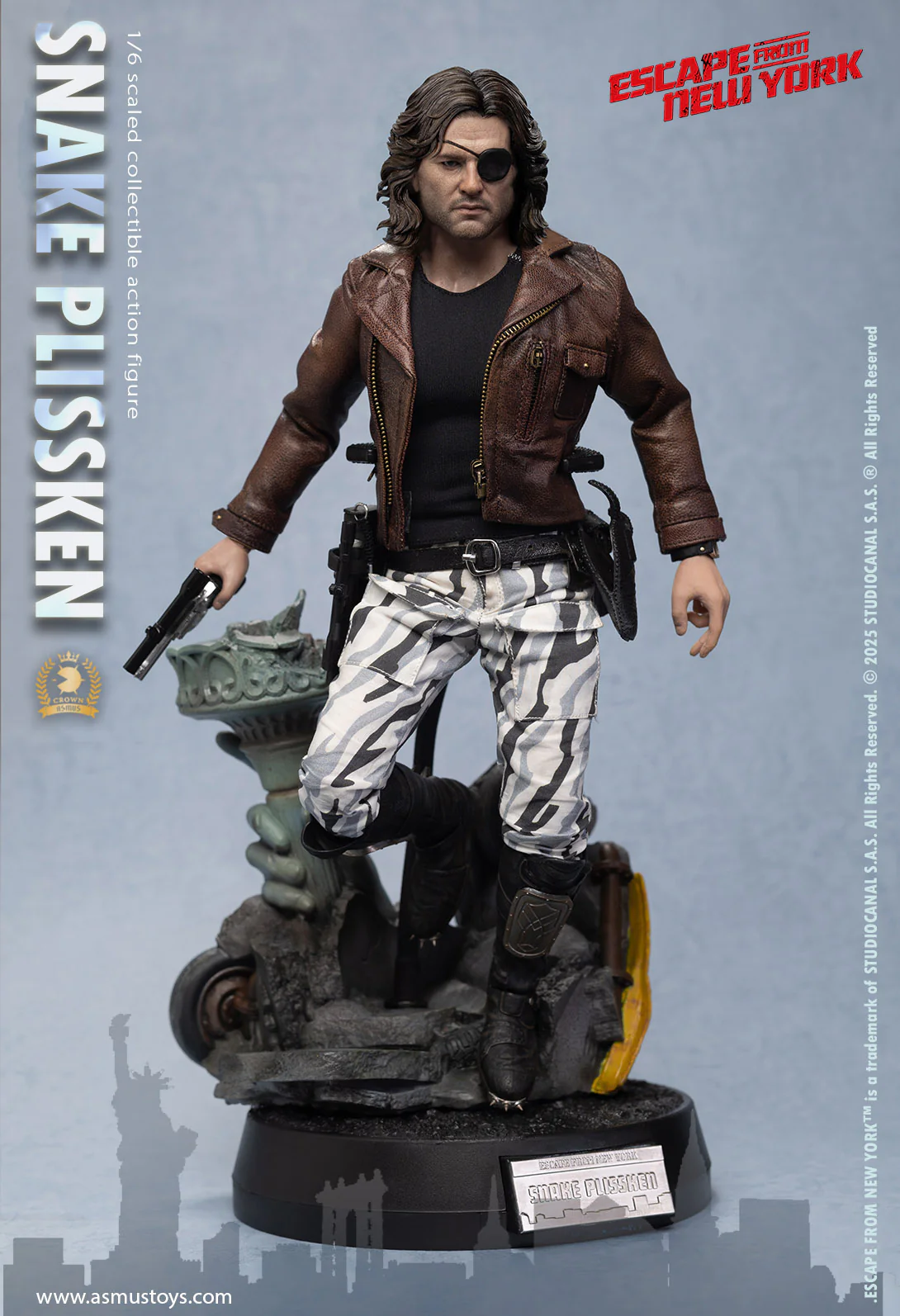 Escape from New York The Crown Series Snake Plissken (Sculpted