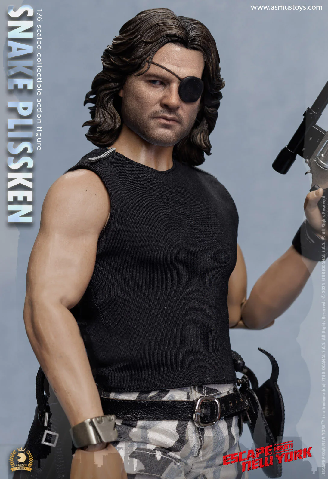 Escape from New York The Crown Series Snake Plissken (Sculpted
