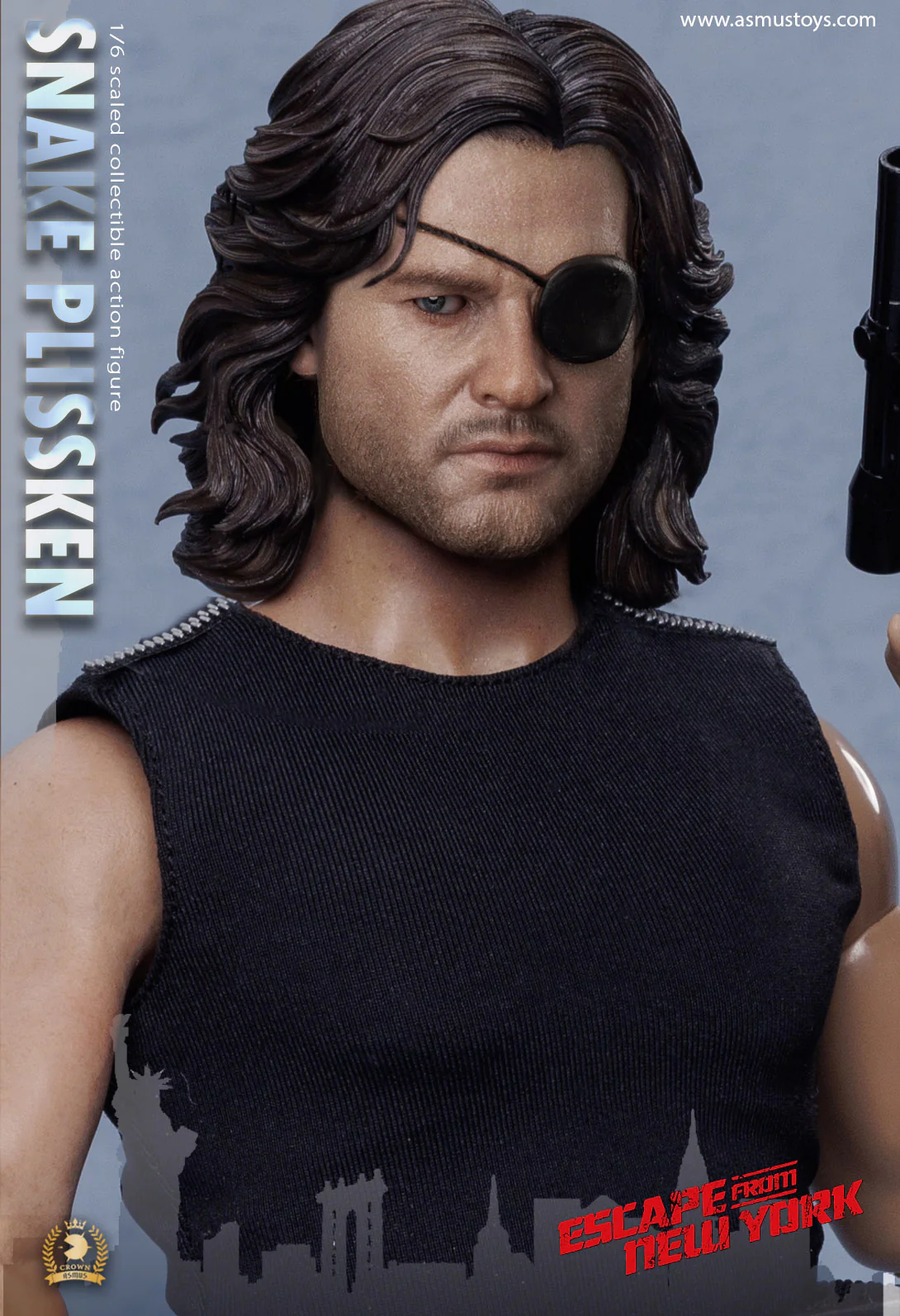 Escape from New York The Crown Series Snake Plissken (Sculpted