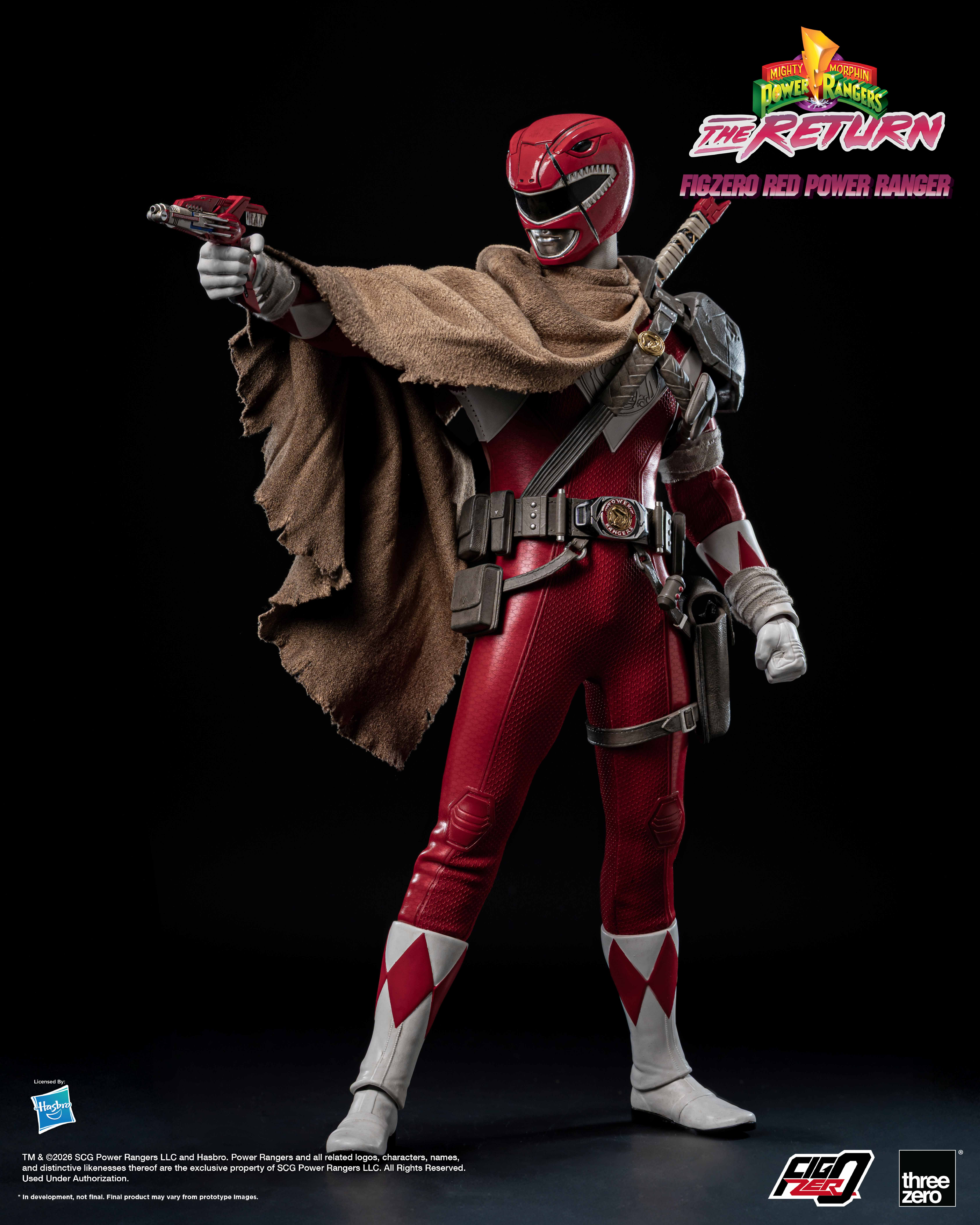 Mighty Morphin Power Rangers: The Return FigZero Red Ranger 1/6 Scale Action Figure Gallery Image 12
