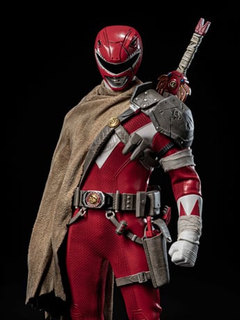 Mighty Morphin Power Rangers: The Return FigZero Red Ranger 1/6 Scale Action Figure Gallery Image 2