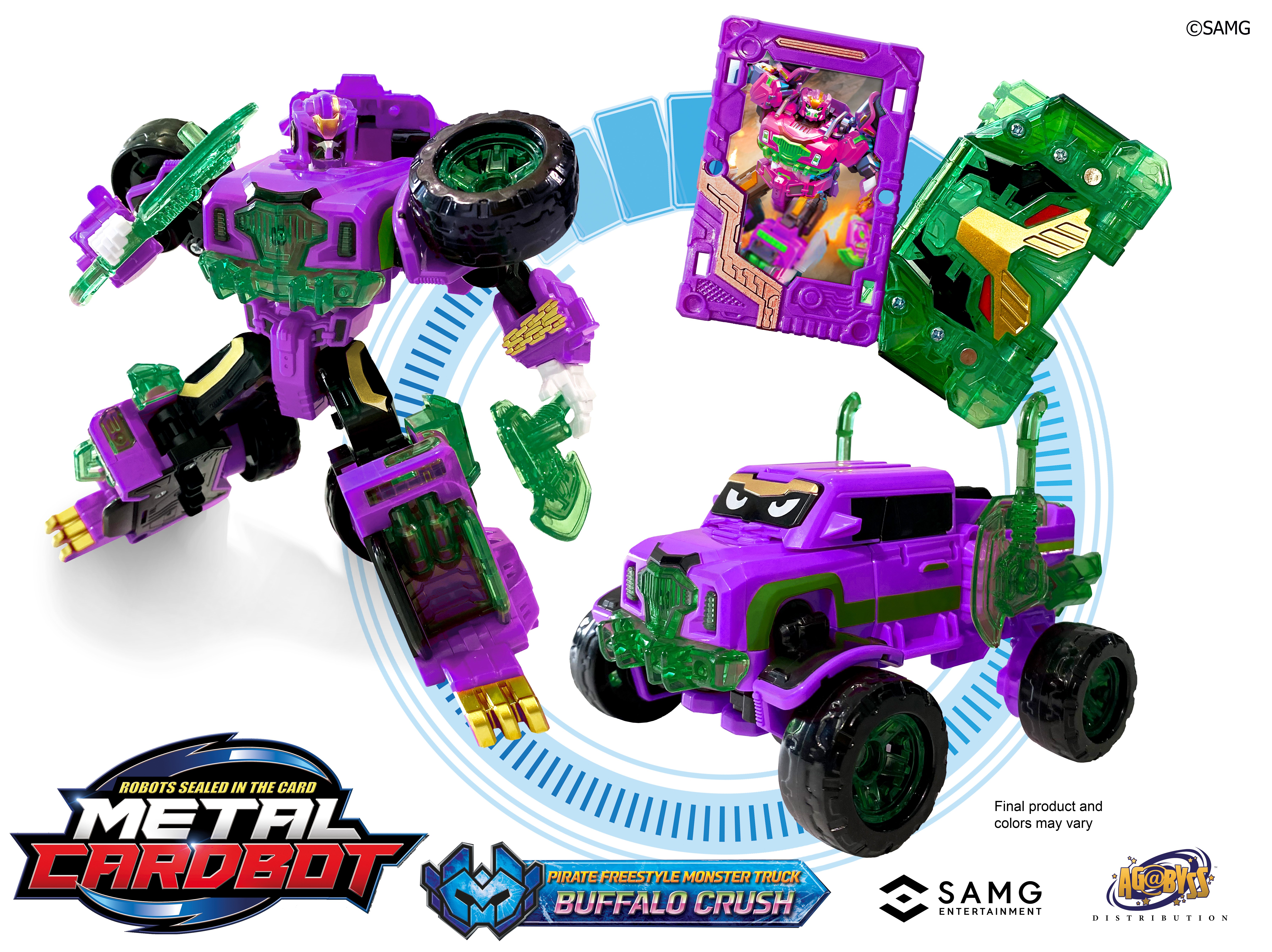 Metal Cardbot Stealth Class Buffalo Crush Action Figure Gallery Image 3