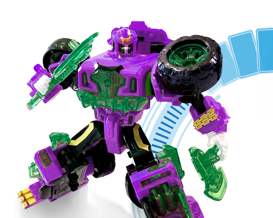 Metal Cardbot Stealth Class Buffalo Crush Action Figure Gallery Image 1