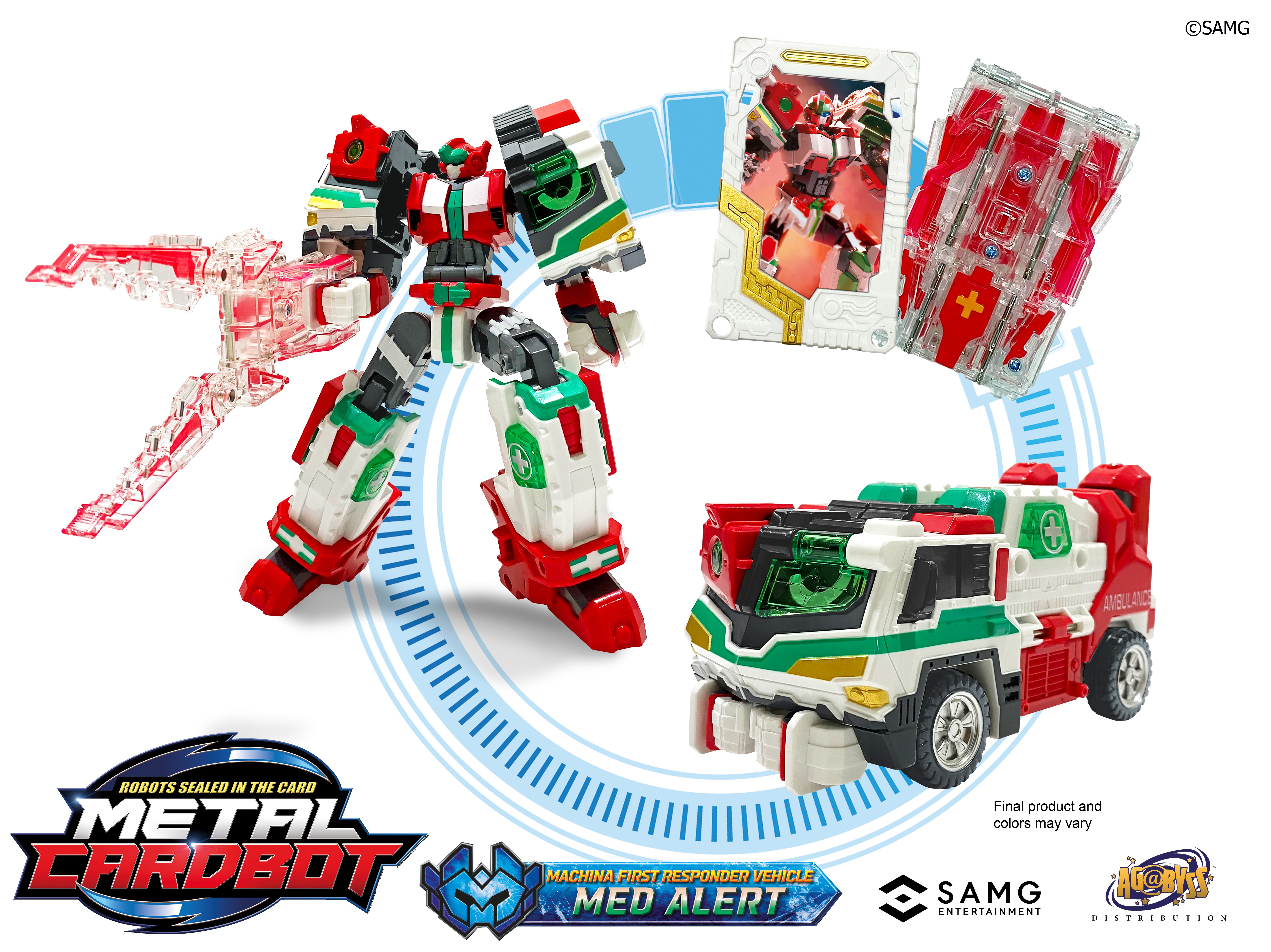 Metal Cardbot Mega Class Med Alert Action Figure Gallery Image 3