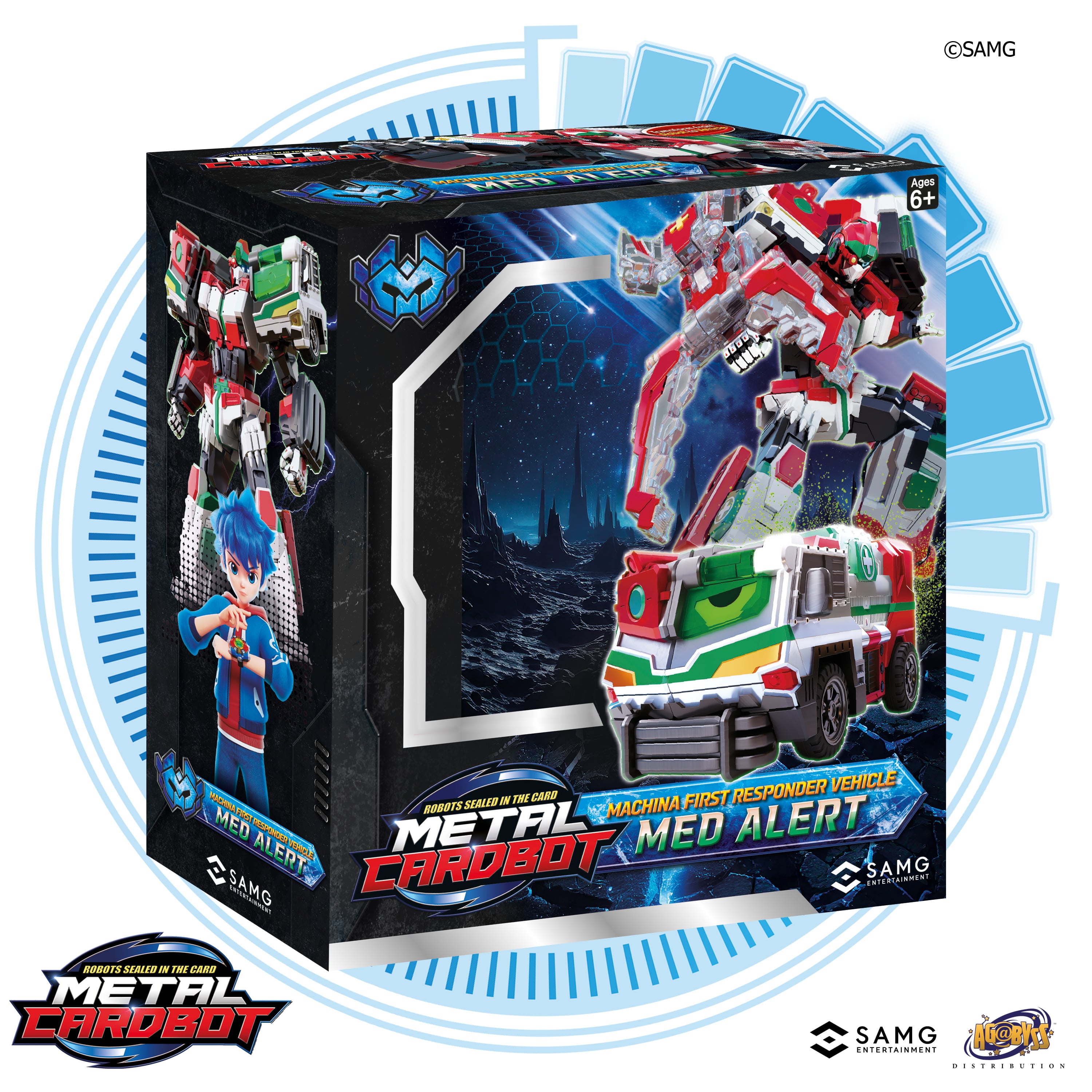 Metal Cardbot Mega Class Med Alert Action Figure Gallery Image 4
