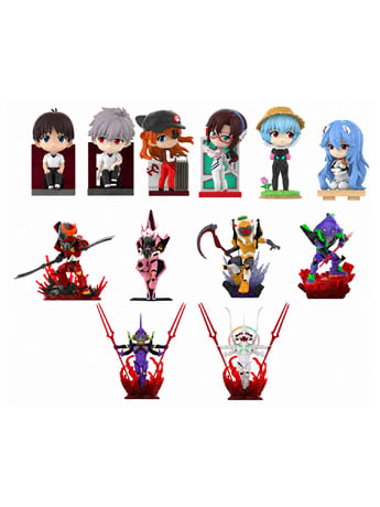 Rebuild of Evangelion Eva Vol.2 Box of 10 Random Figures Gallery Image 2