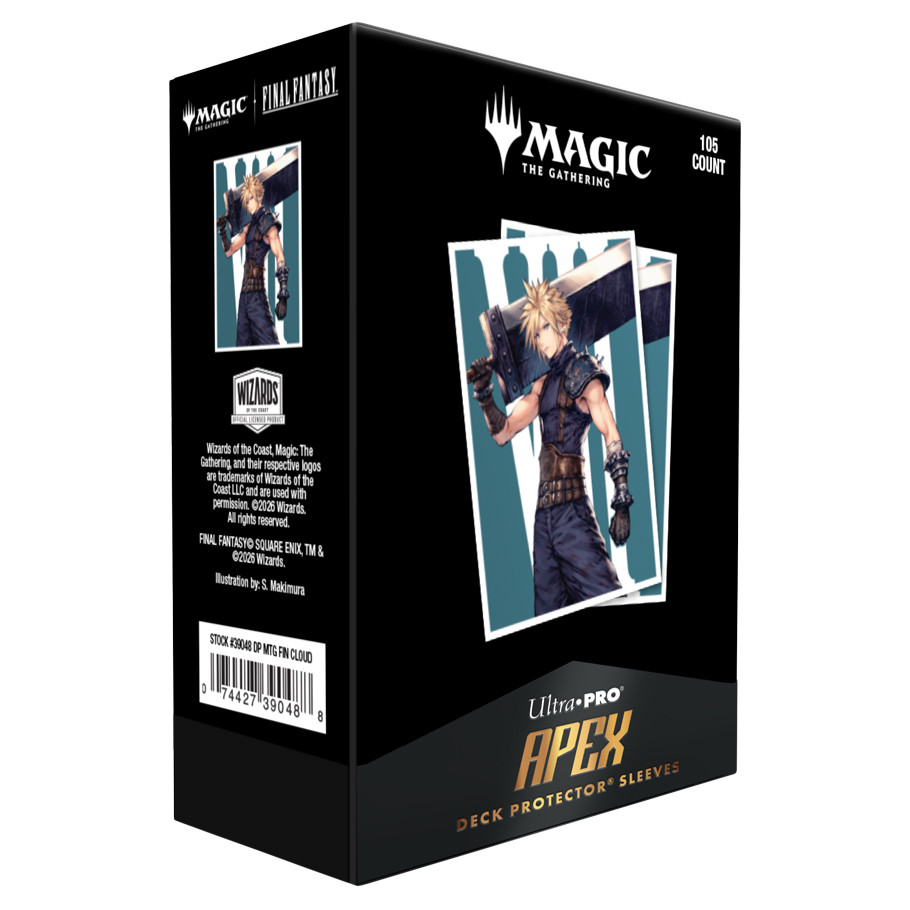 Magic: The Gathering x Final Fantasy Cloud, Ex-SOLDIER Apex Deck Protector Card Sleeves (105 Count) Gallery Image 3