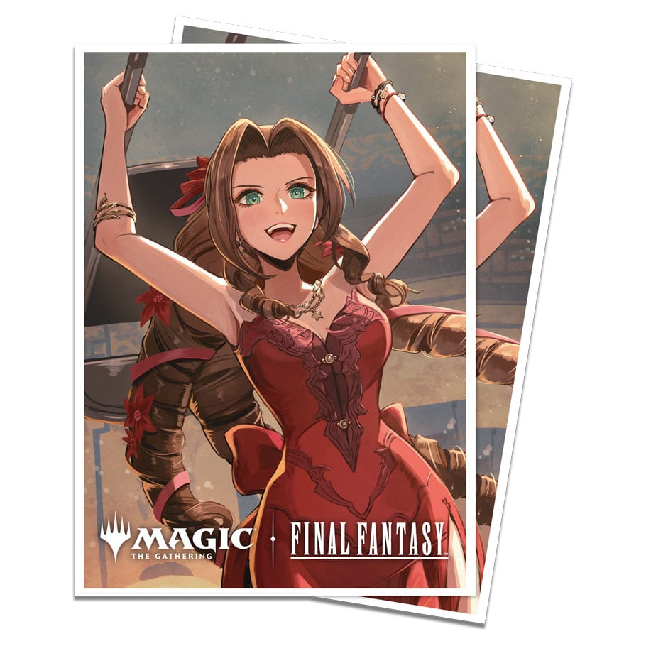 Magic: The Gathering x Final Fantasy Aerith Gainsborough Apex Deck Protector Card Sleeves (105 Count) Gallery Image 4