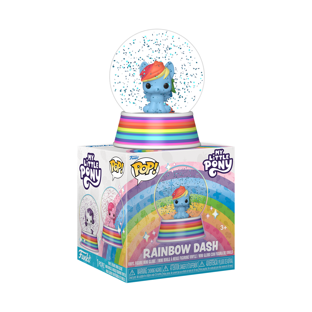 My Little Pony Rainbow Dash Mini Glitter Globe Gallery Image 3