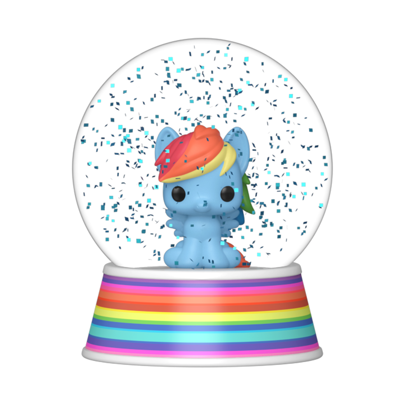 My Little Pony Rainbow Dash Mini Glitter Globe Gallery Image 4