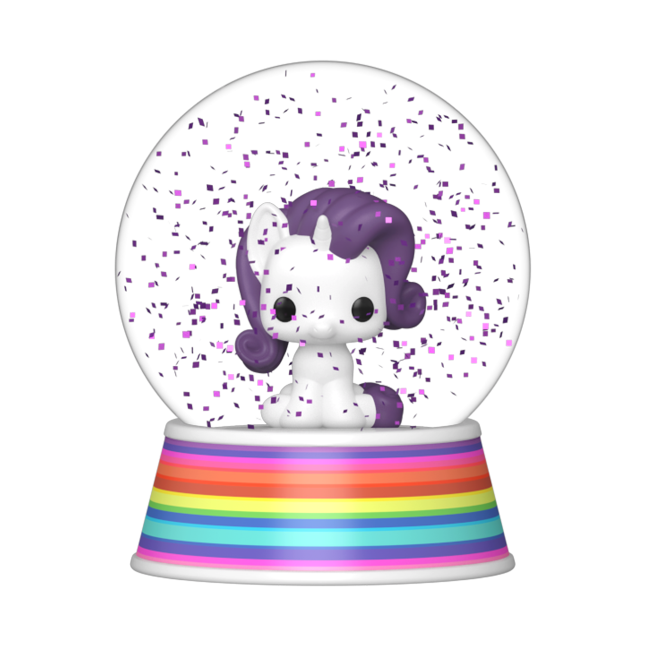 My Little Pony Rarity Mini Glitter Globe Gallery Image 4