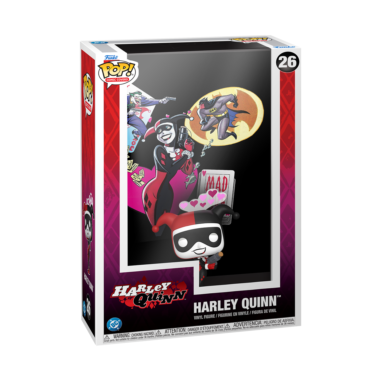 DC Comics Pop! Comic Covers #26 Harley Quinn Gallery Image 3