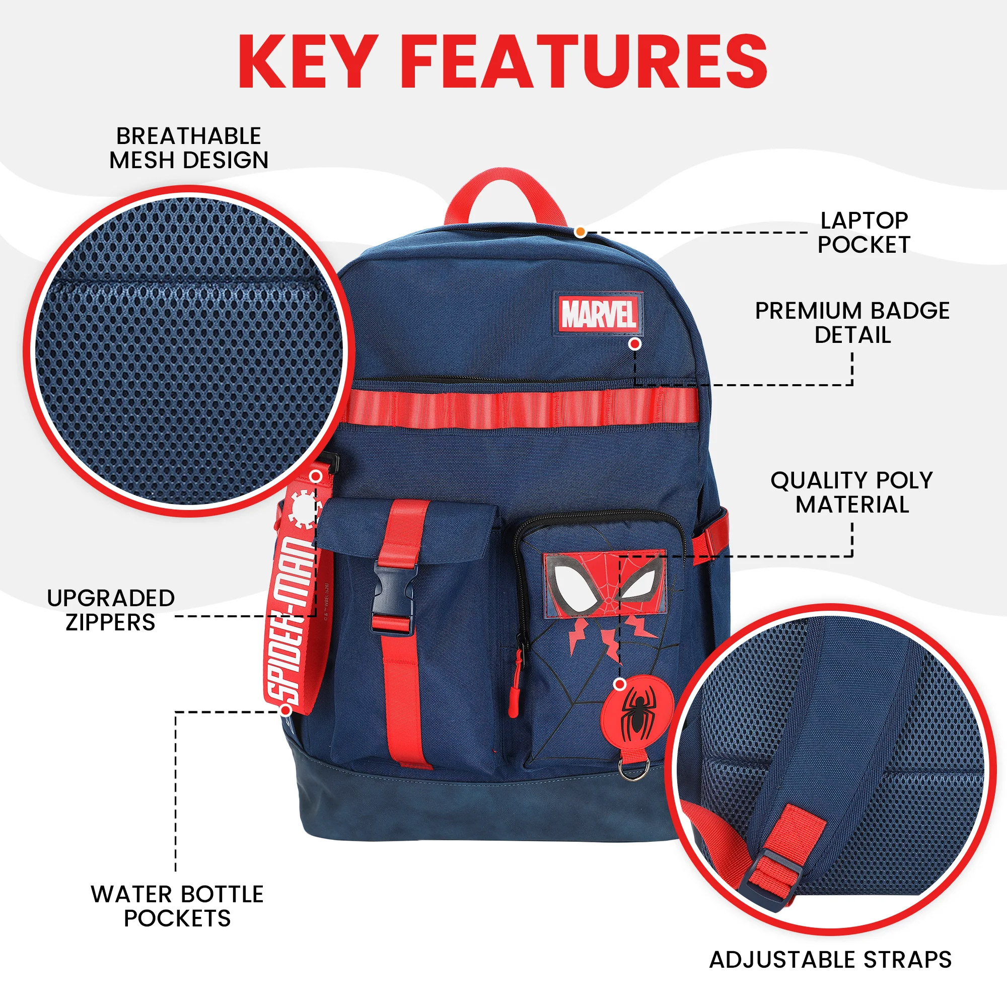Marvel Classic Spider-Man Backpack
