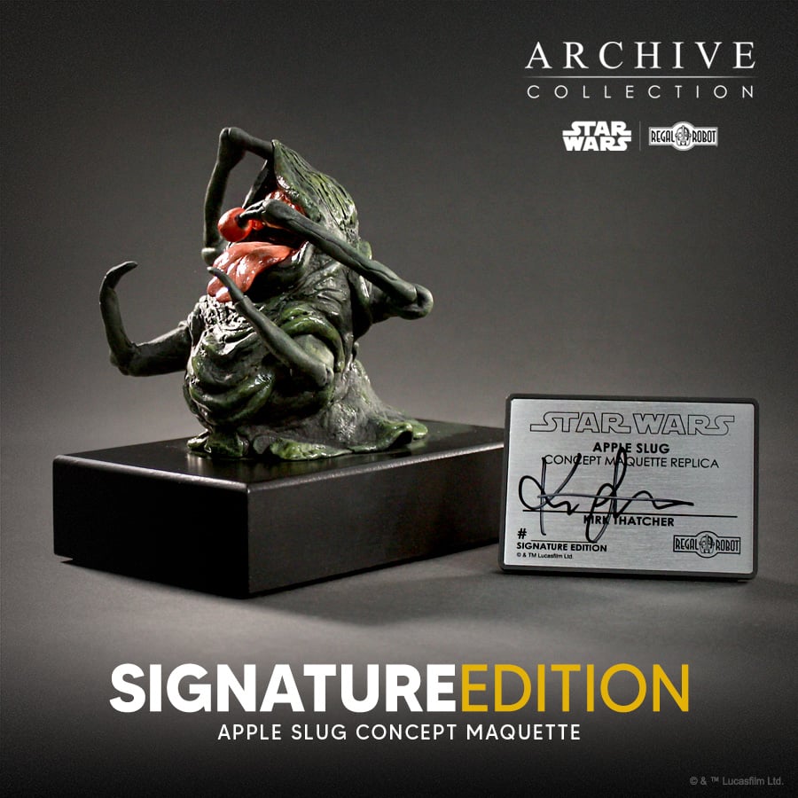 Star Wars: Return of the Jedi Archive Collection Apple Slug (Signature Edition) Limited Edition Concept Maquette Replica Gallery Image 3