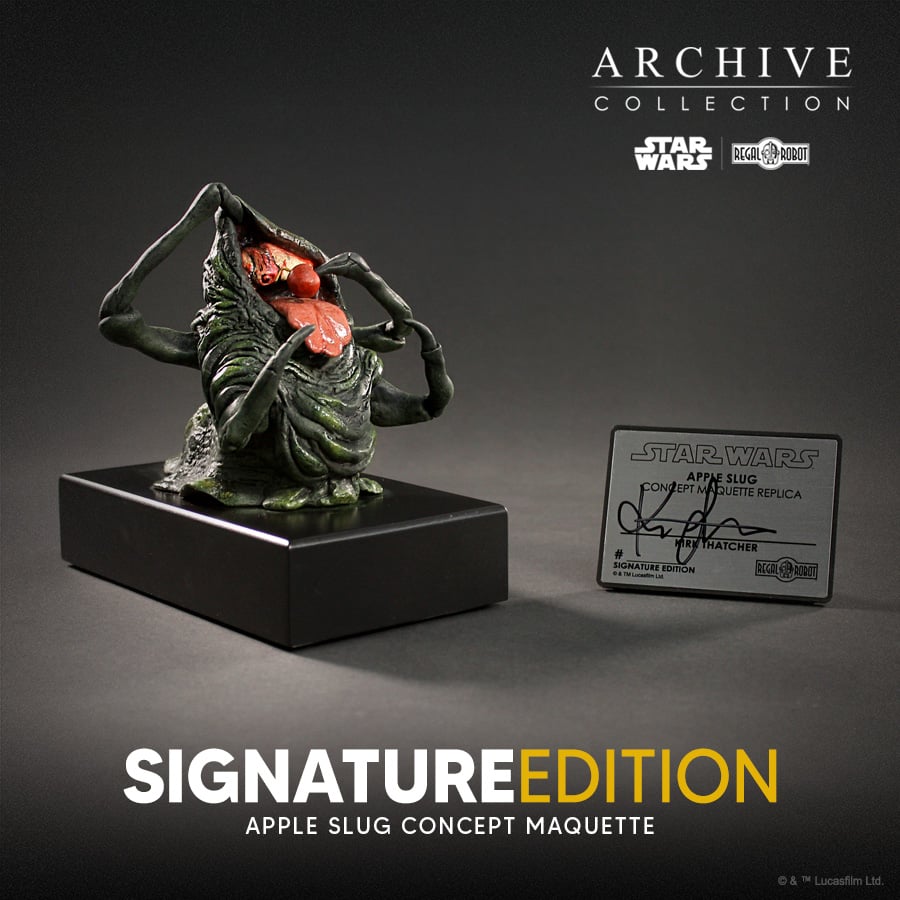 Star Wars: Return of the Jedi Archive Collection Apple Slug (Signature Edition) Limited Edition Concept Maquette Replica Gallery Image 4