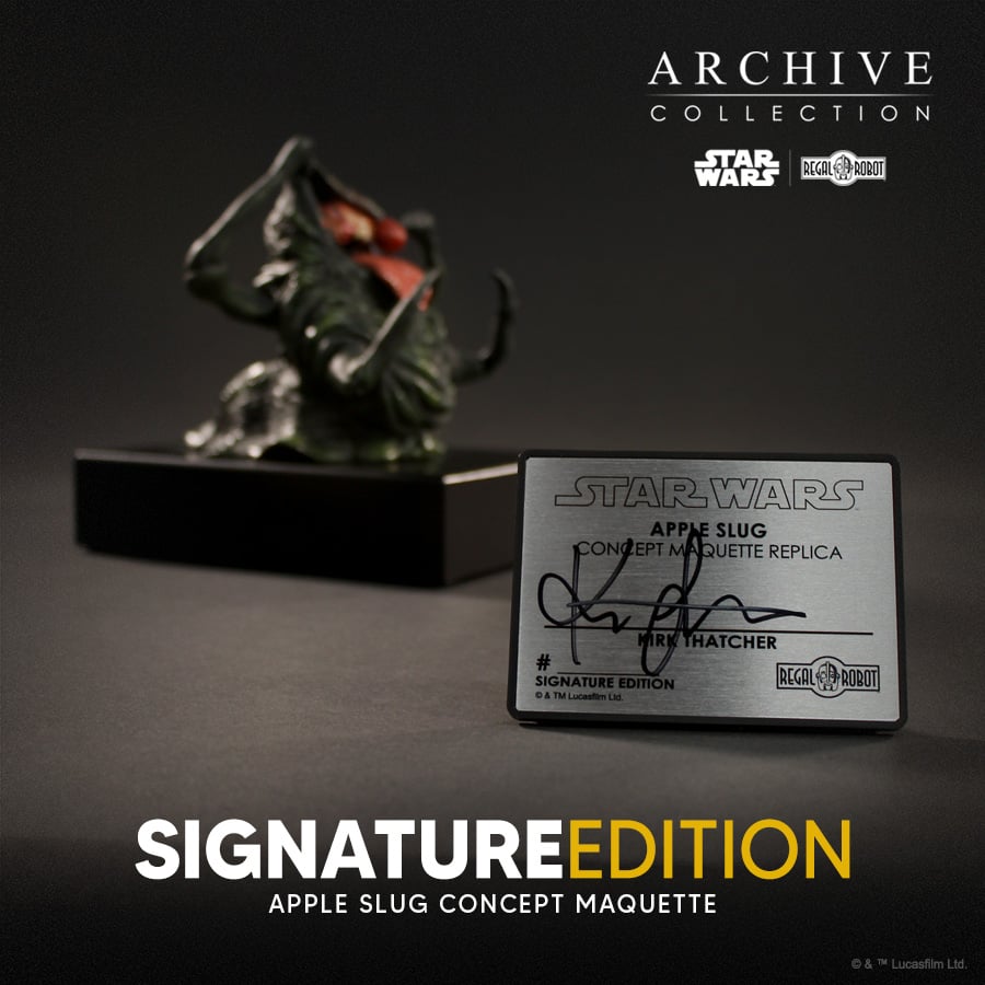Star Wars: Return of the Jedi Archive Collection Apple Slug (Signature Edition) Limited Edition Concept Maquette Replica Gallery Image 5