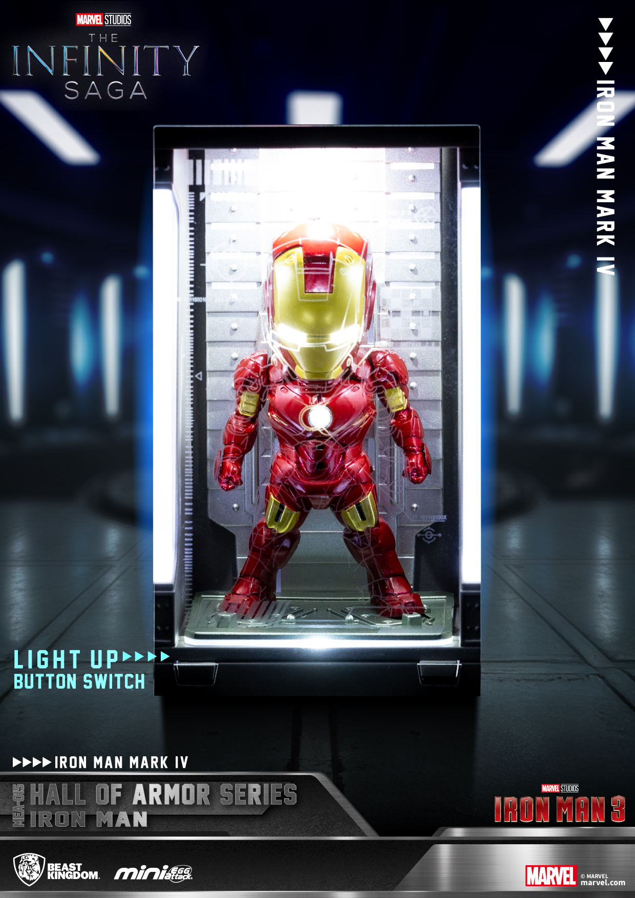 Avengers: The Infinity Saga Mini Egg Attack MEA-015 Iron Man with