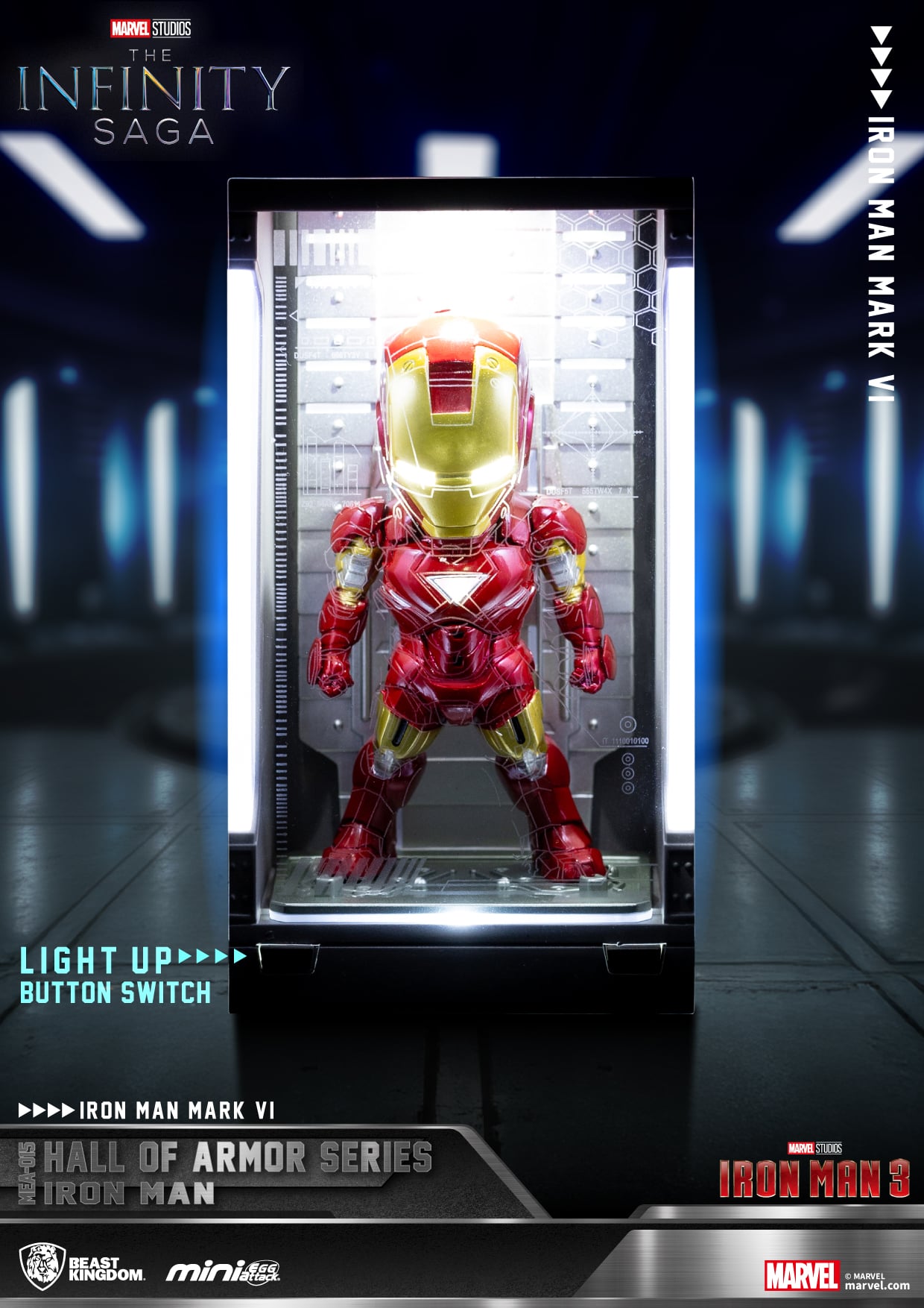 Avengers: The Infinity Saga Mini Egg Attack MEA-015 Iron Man with Hall of Armor Series Random Figure Gallery Image 12