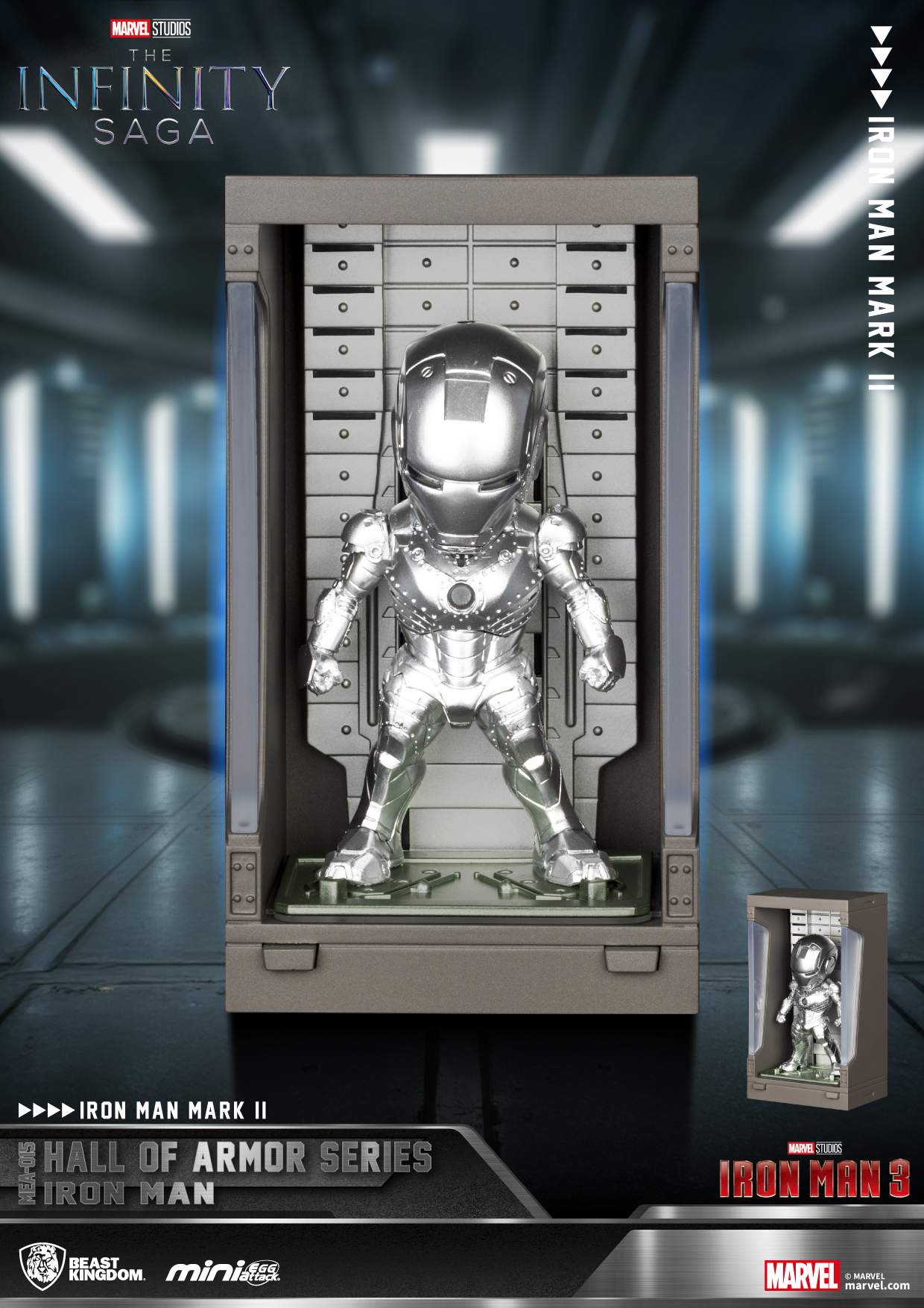 Avengers: The Infinity Saga Mini Egg Attack MEA-015 Iron Man with Hall of Armor Series Random Figure Gallery Image 3