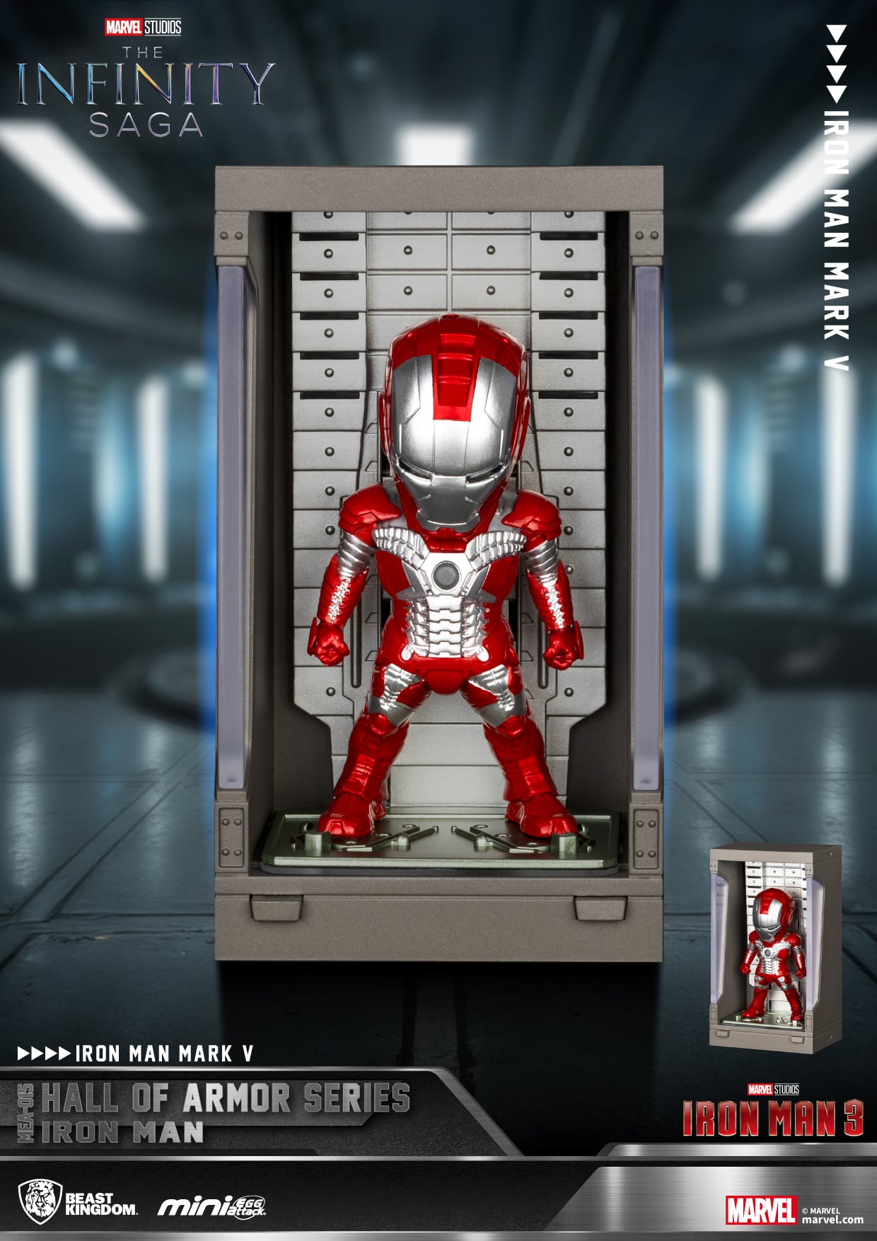 Avengers: The Infinity Saga Mini Egg Attack MEA-015 Iron Man with