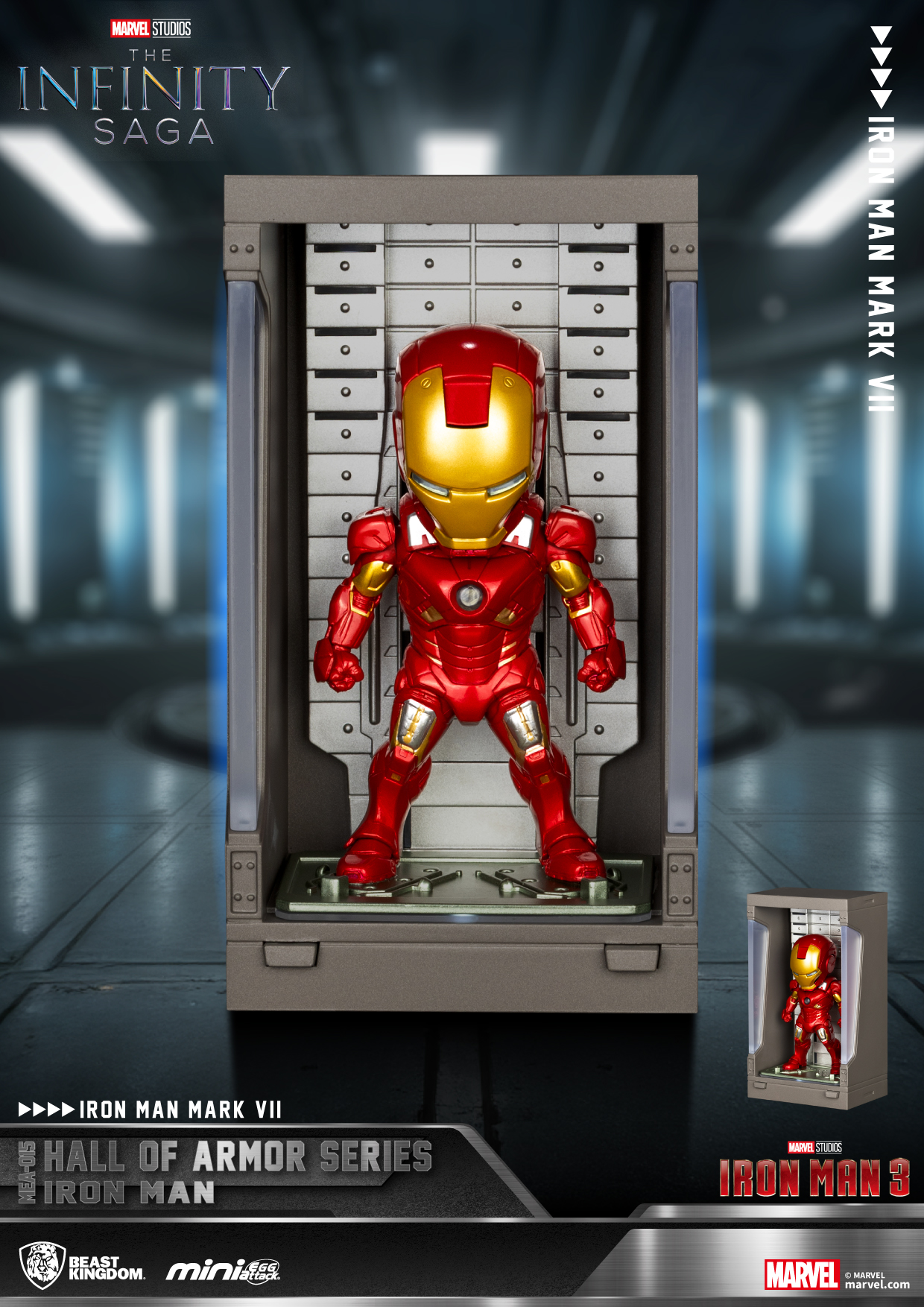 Avengers: The Infinity Saga Mini Egg Attack MEA-015 Iron Man with Hall of Armor Series Random Figure Gallery Image 13
