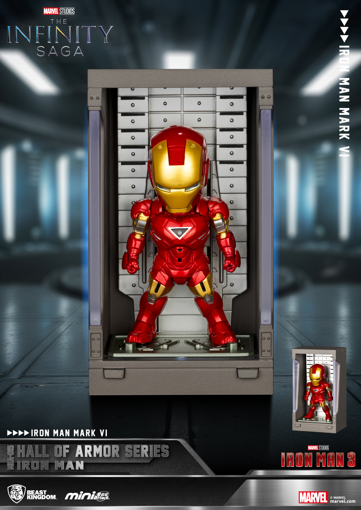 Avengers: The Infinity Saga Mini Egg Attack MEA-015 Iron Man with