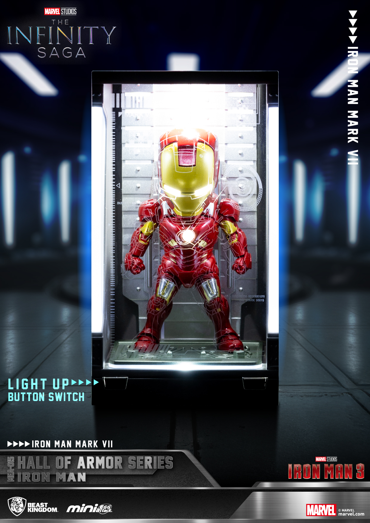Avengers: The Infinity Saga Mini Egg Attack MEA-015 Iron Man with Hall of Armor Series Random Figure Gallery Image 14